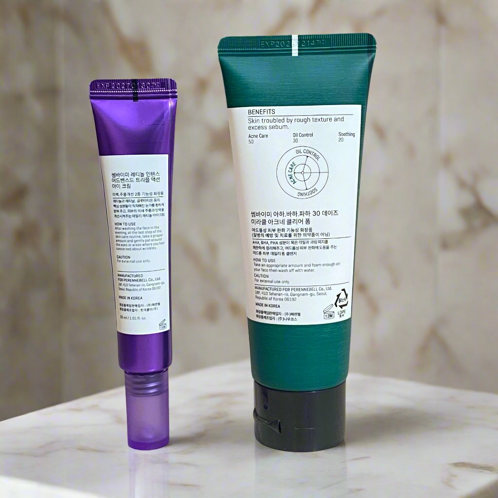 Some By Mi Acne Clear Foam + Some By MI Retinol Intense Eye Cream Deal