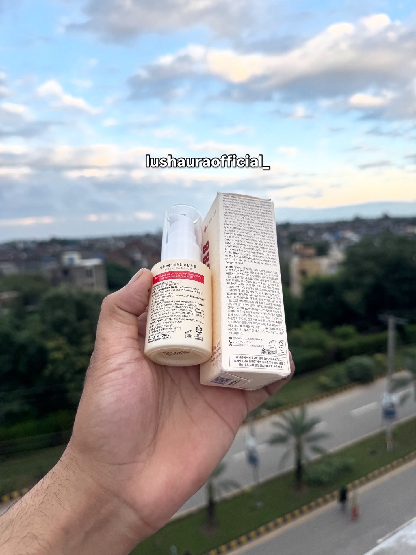 SEOUL 1988 Serum : Retinal Liposome 2% + Black Ginseng 30ml