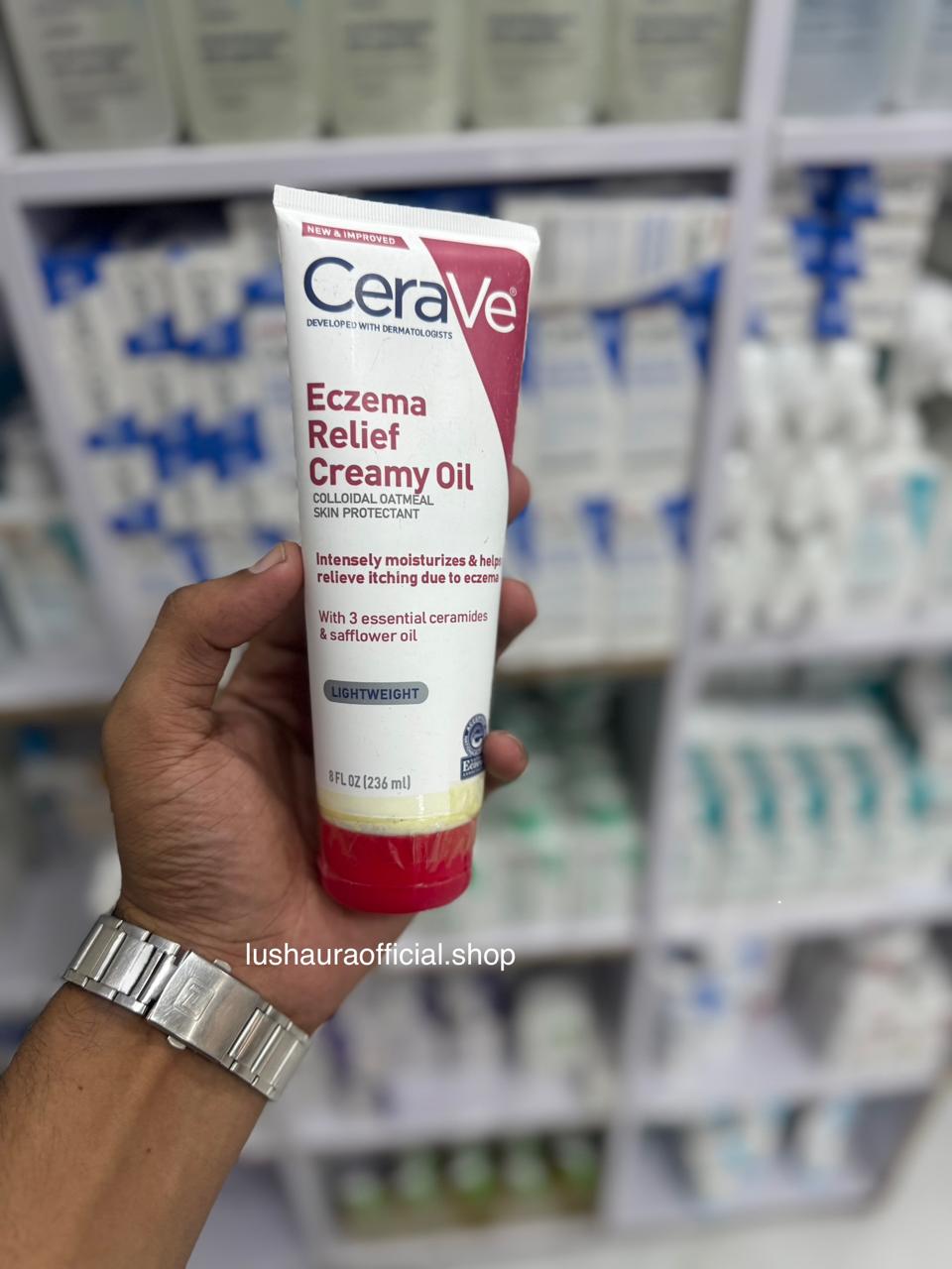 Cerave Eczema Relief Creamy Body Oil (236 ml)
